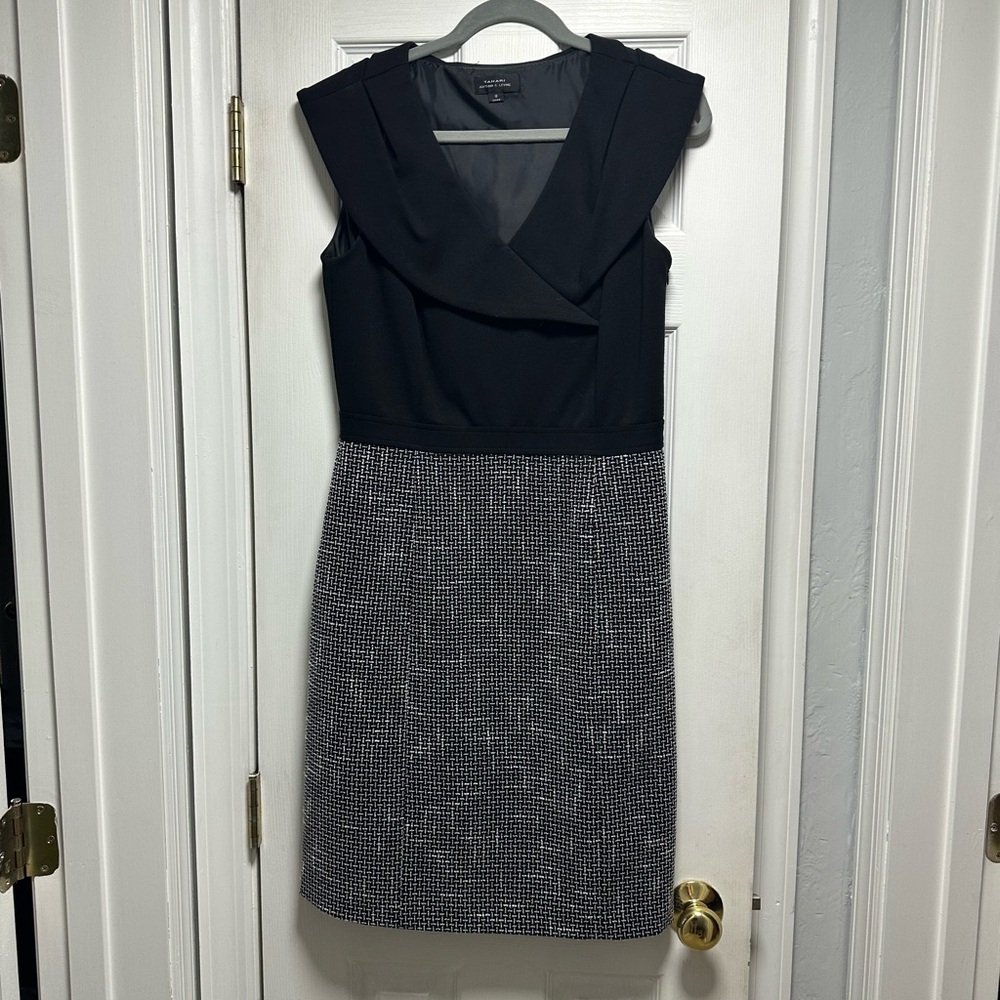 Elegant Black and Gray Women's Dress